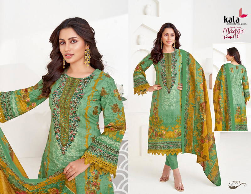 Kala Maggic Vol 22 Karachi Cotton Dress Material Collection